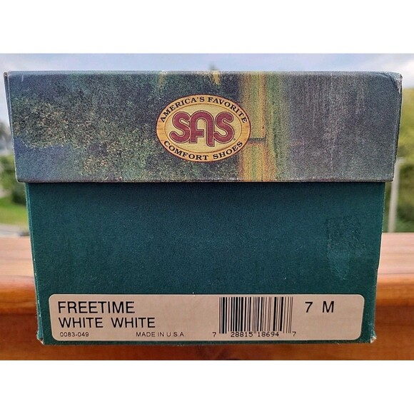 SAS free time orthopedic shoes tripad white leather comfort Womens size 7 M - Picture 6 of 6